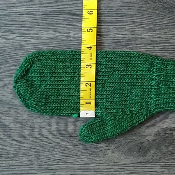 Hand Knit Alpaca Silk Mittens - Picture 8 of 9